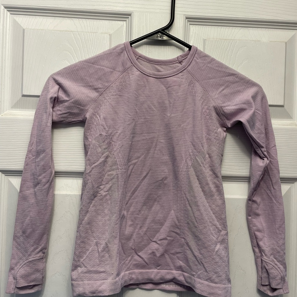 Athlete Girl Lavender Long Sleeve Top